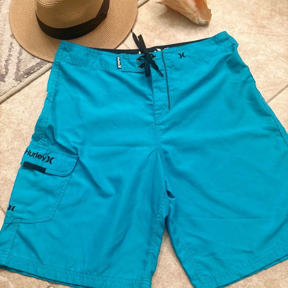 Hurley Men's Teal Board Shorts